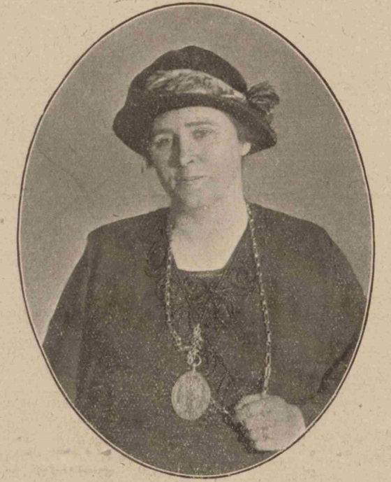 Retrato antiguo de Mary Barbour, organizadora de la huelga de alquileres de Glasgow de 1915
