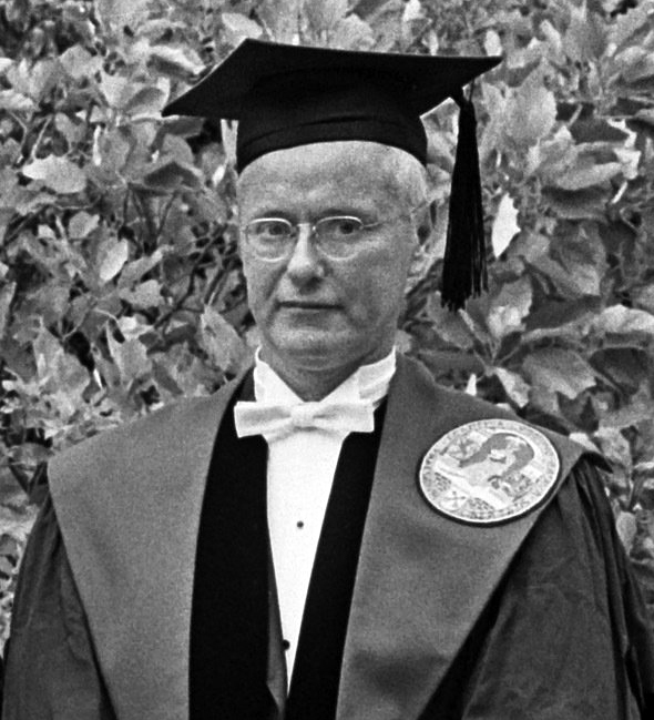 Retrato fotográfico de Robert K. Merton en 1965